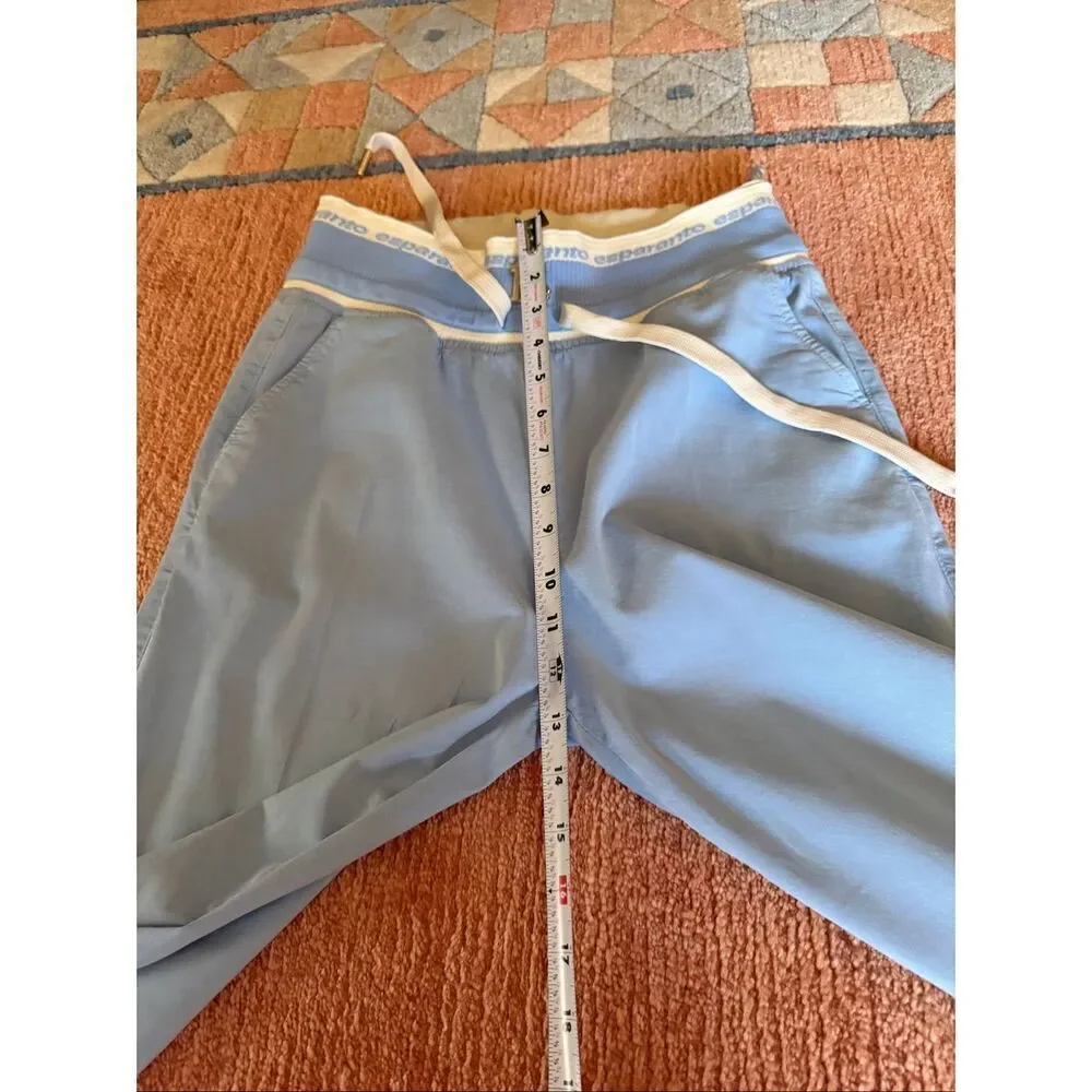 Esperanto Light Blue High Rise Casual Pants Size 42/S Stretch